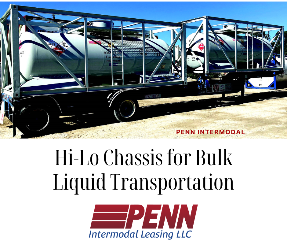 Hi-Lo Drop Frame Chassis for Bulk Liquid Transportation